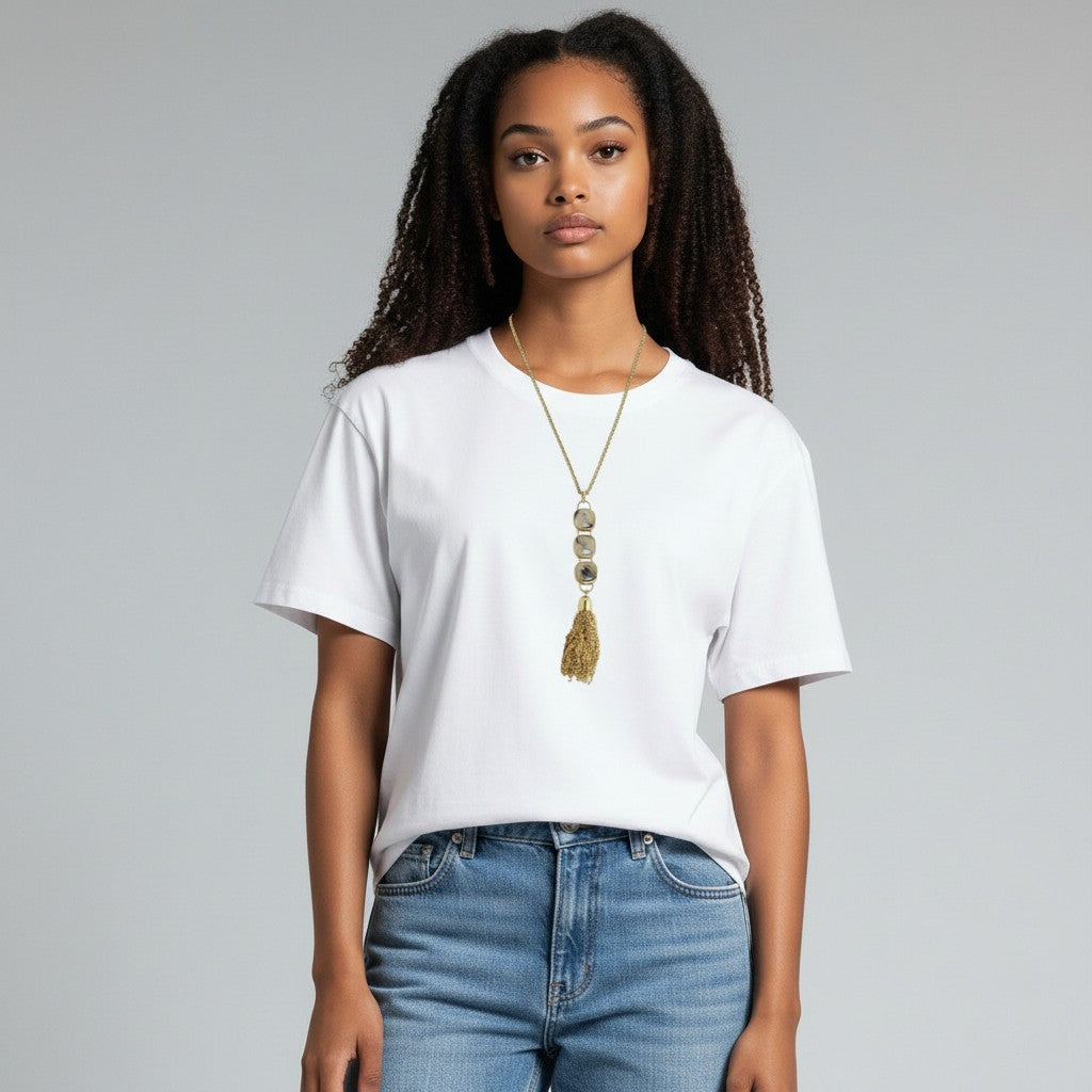 Black Rutilated Quartz Necklace