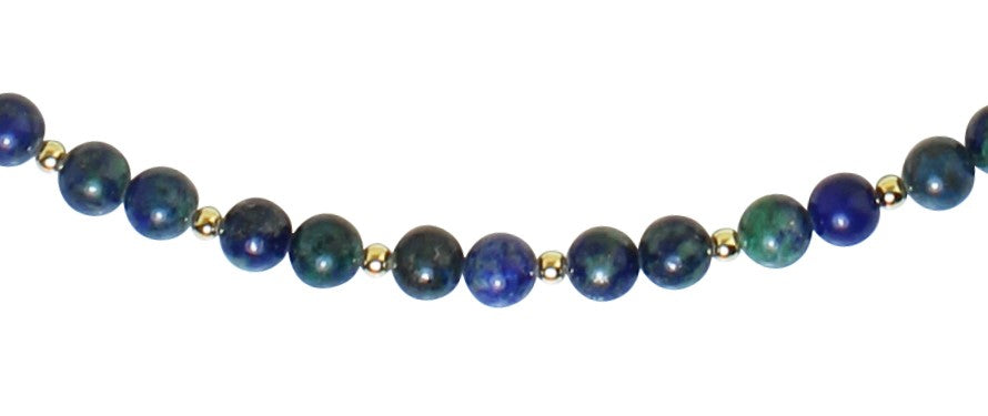 Chrysocolla Round Beaded Necklace