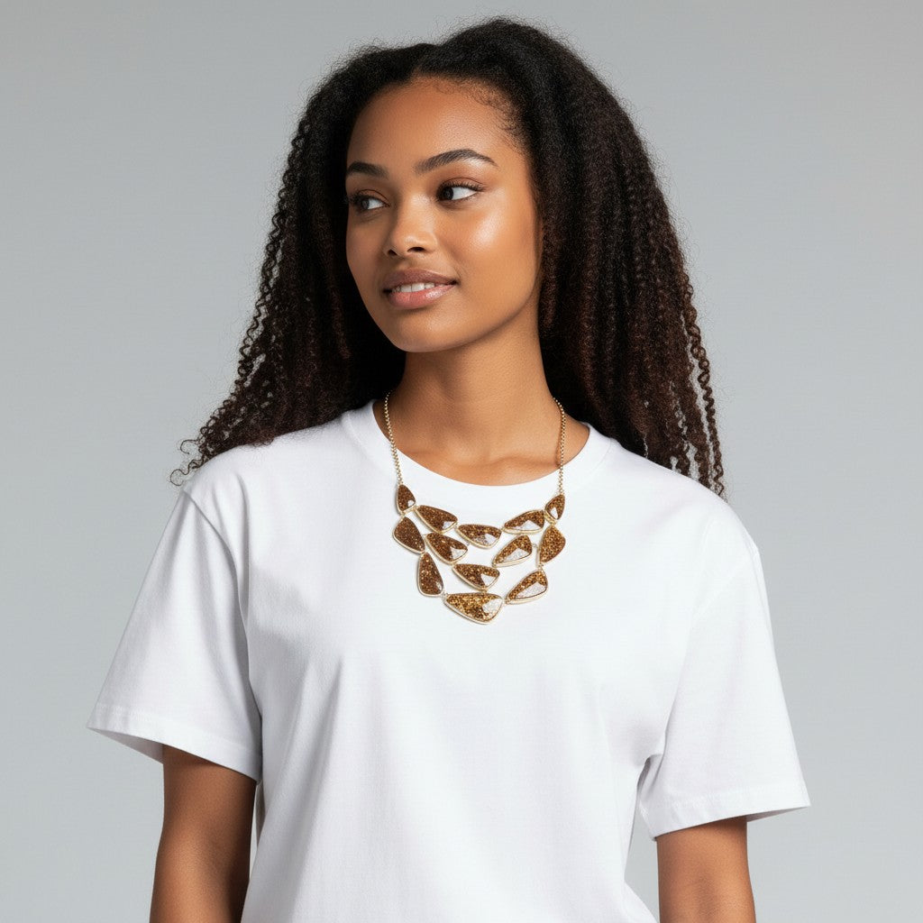 Crushed Pearl Necklace