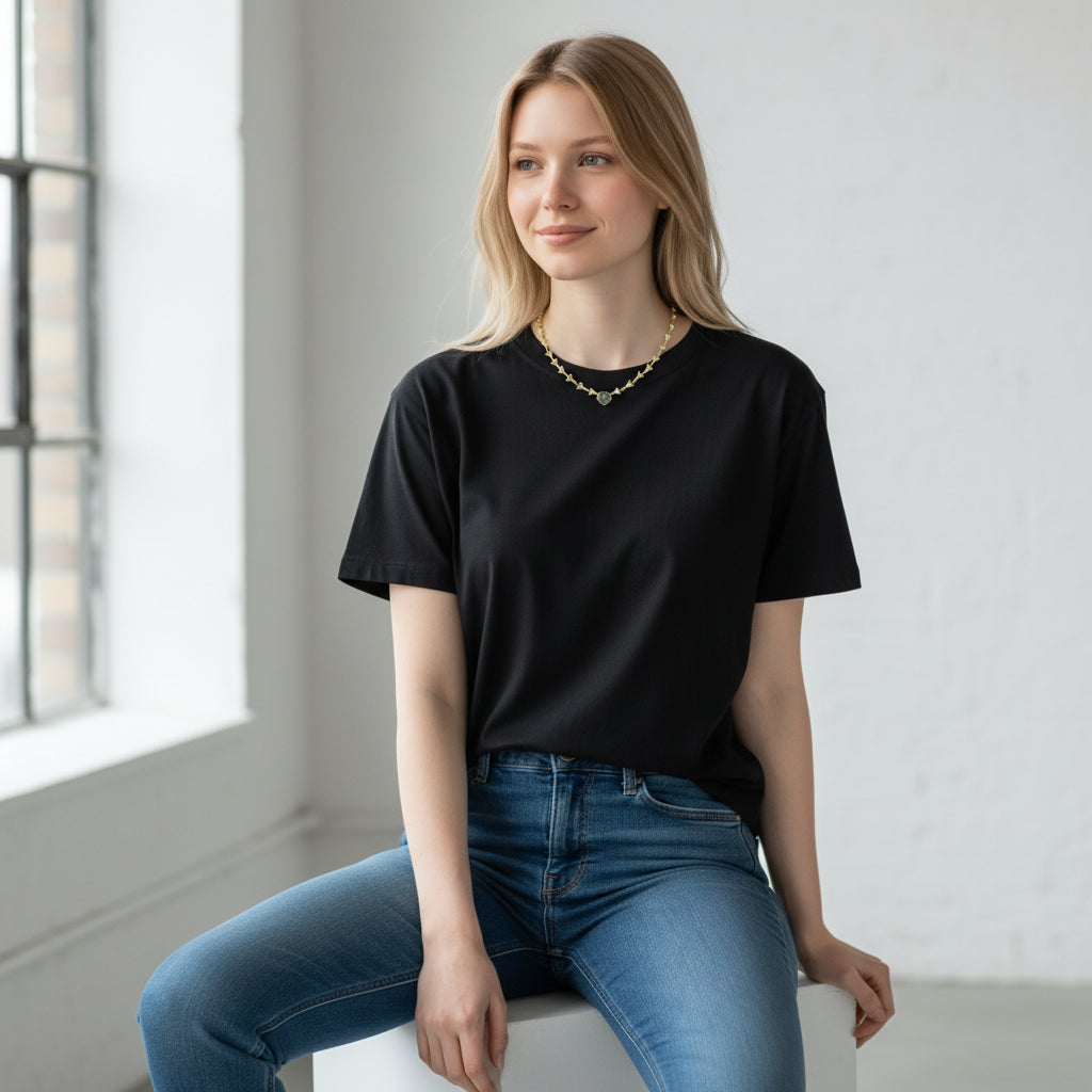 Drop Faceted Labradorite Necklace