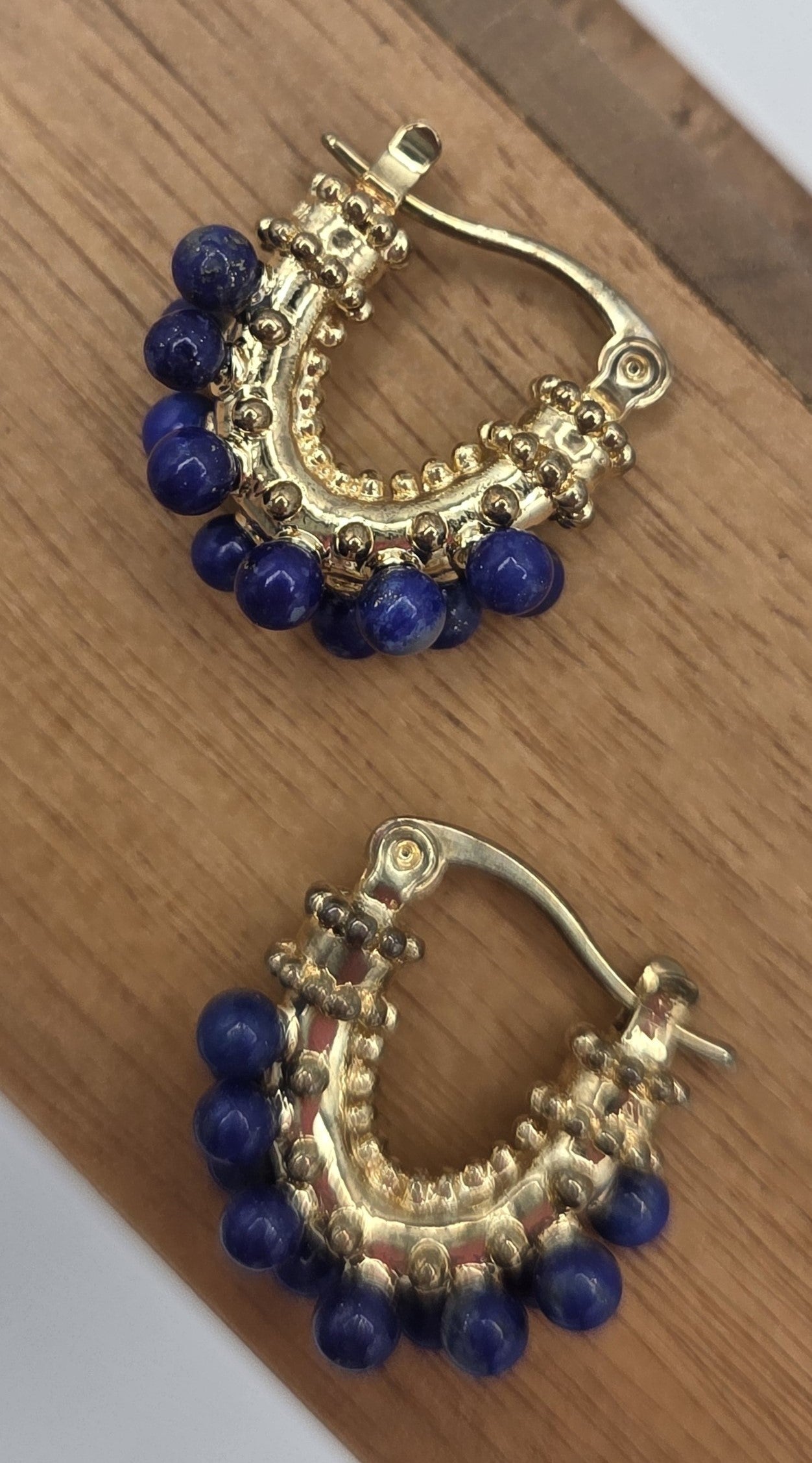 Lapis Earring and Necklace Duo