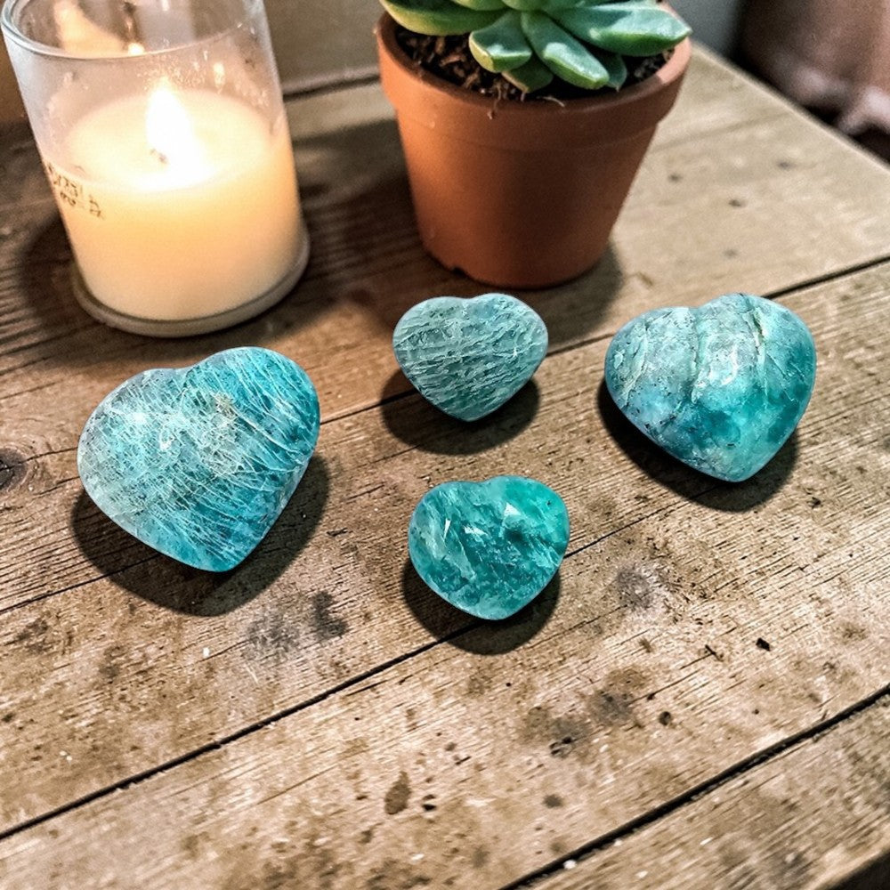 Amazonite Heart