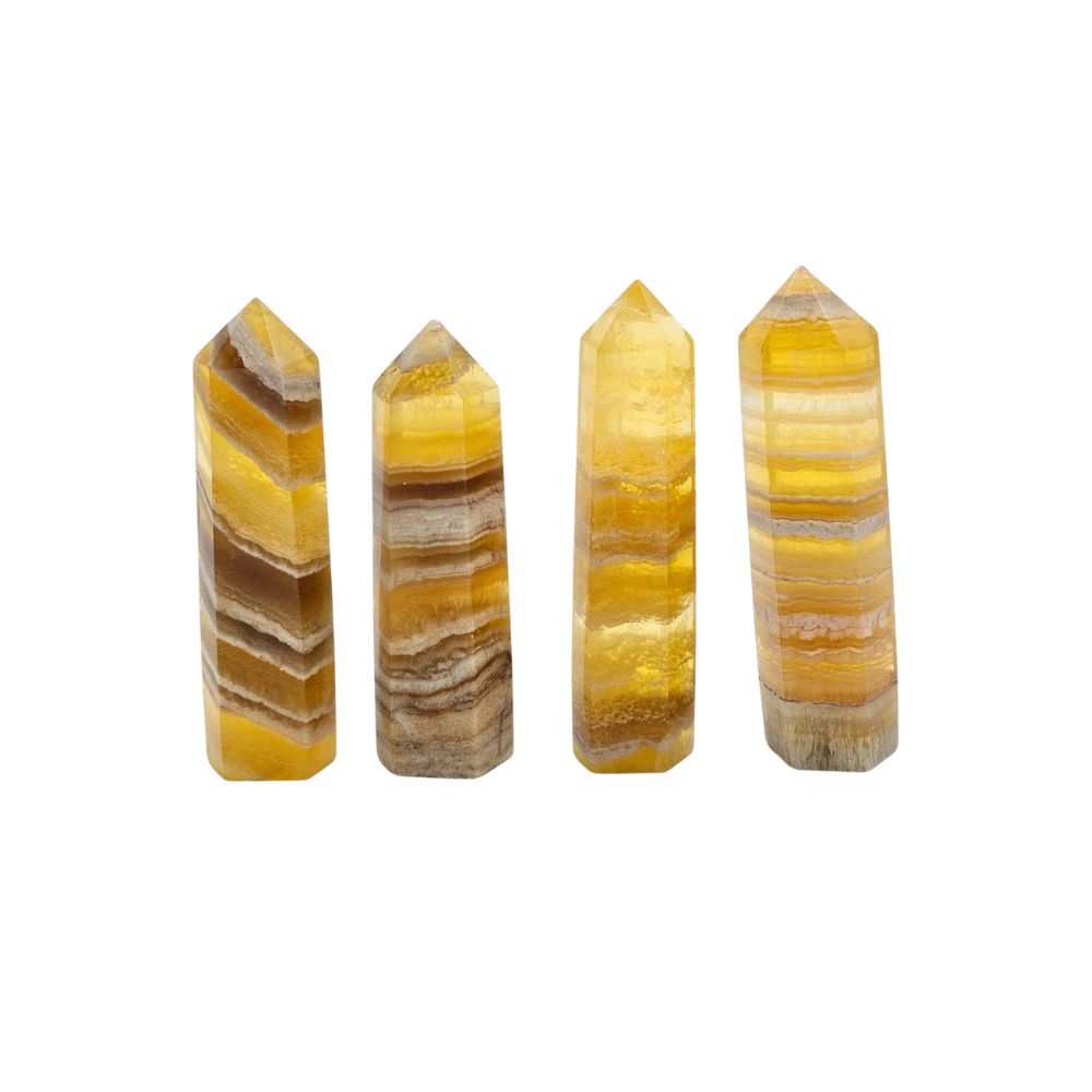 Bumble bee Jasper Tall Crystal Point