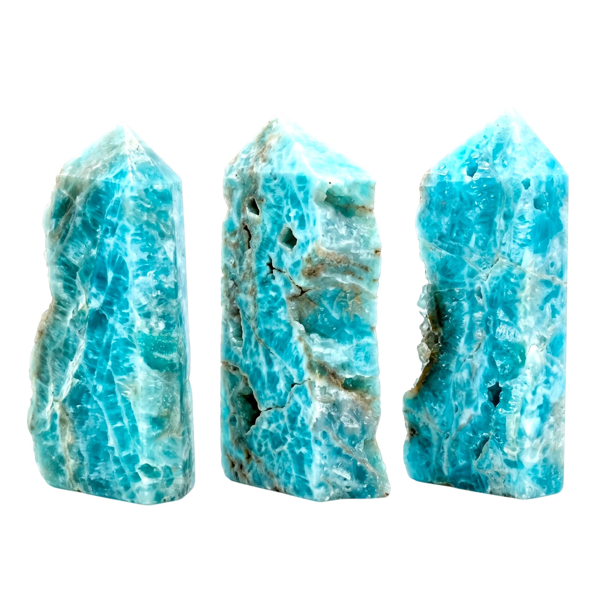 Caribbean Calcite Tall Crystal Point