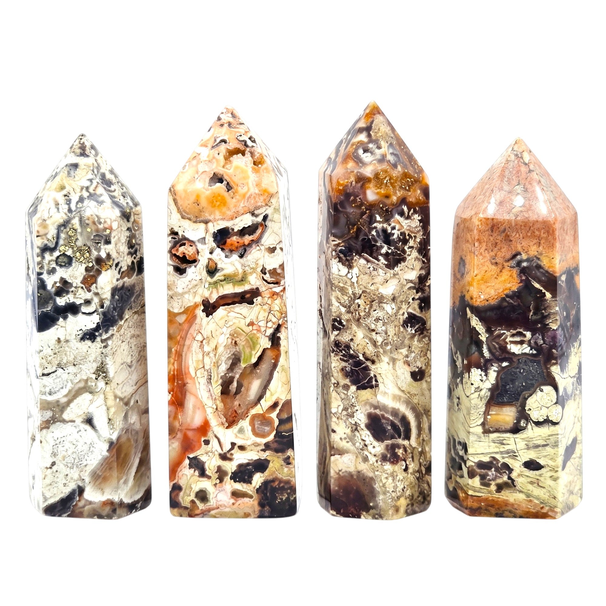 Money Agate Short Crystal Point