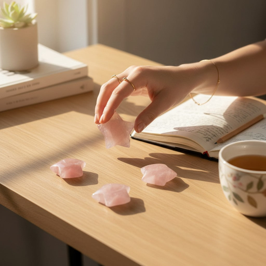 Rose Quartz Star
