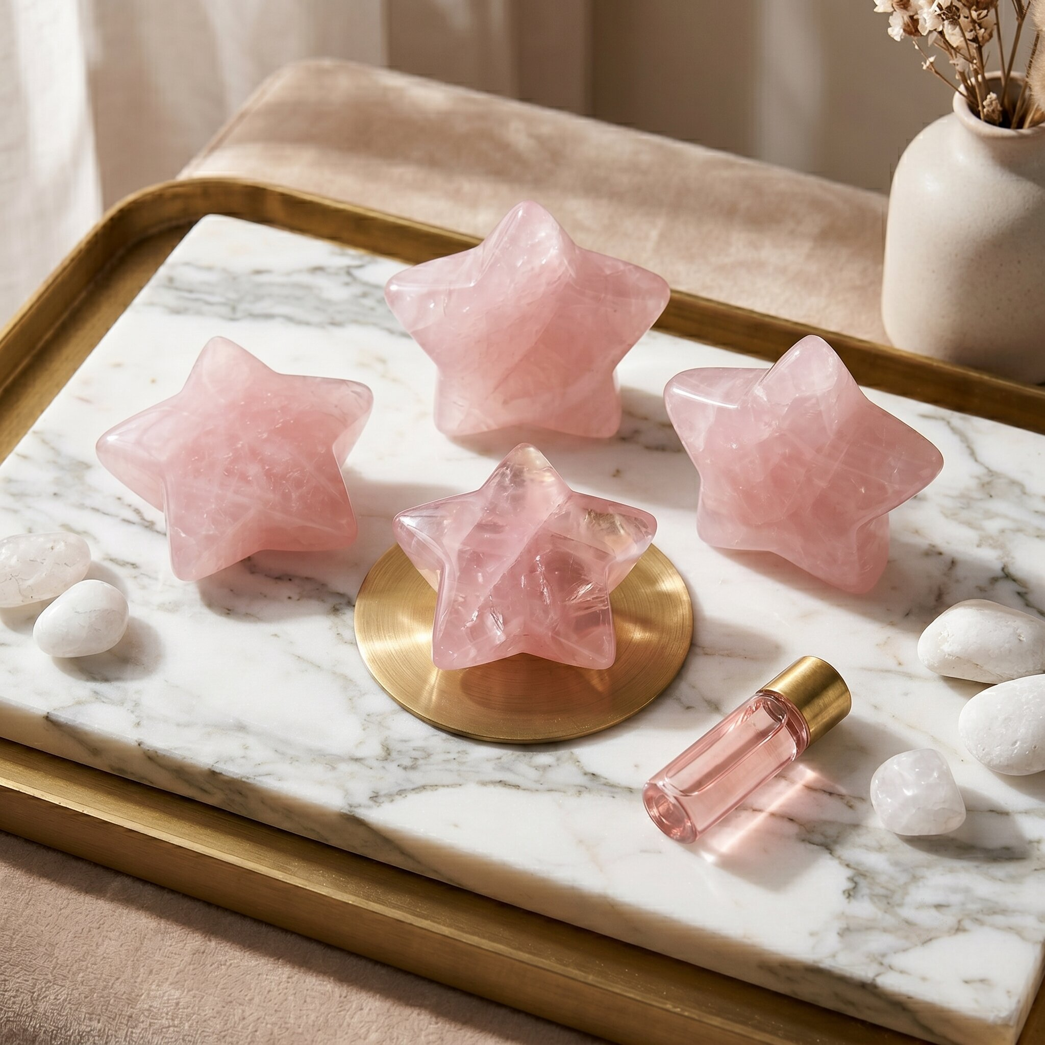 Rose Quartz Star