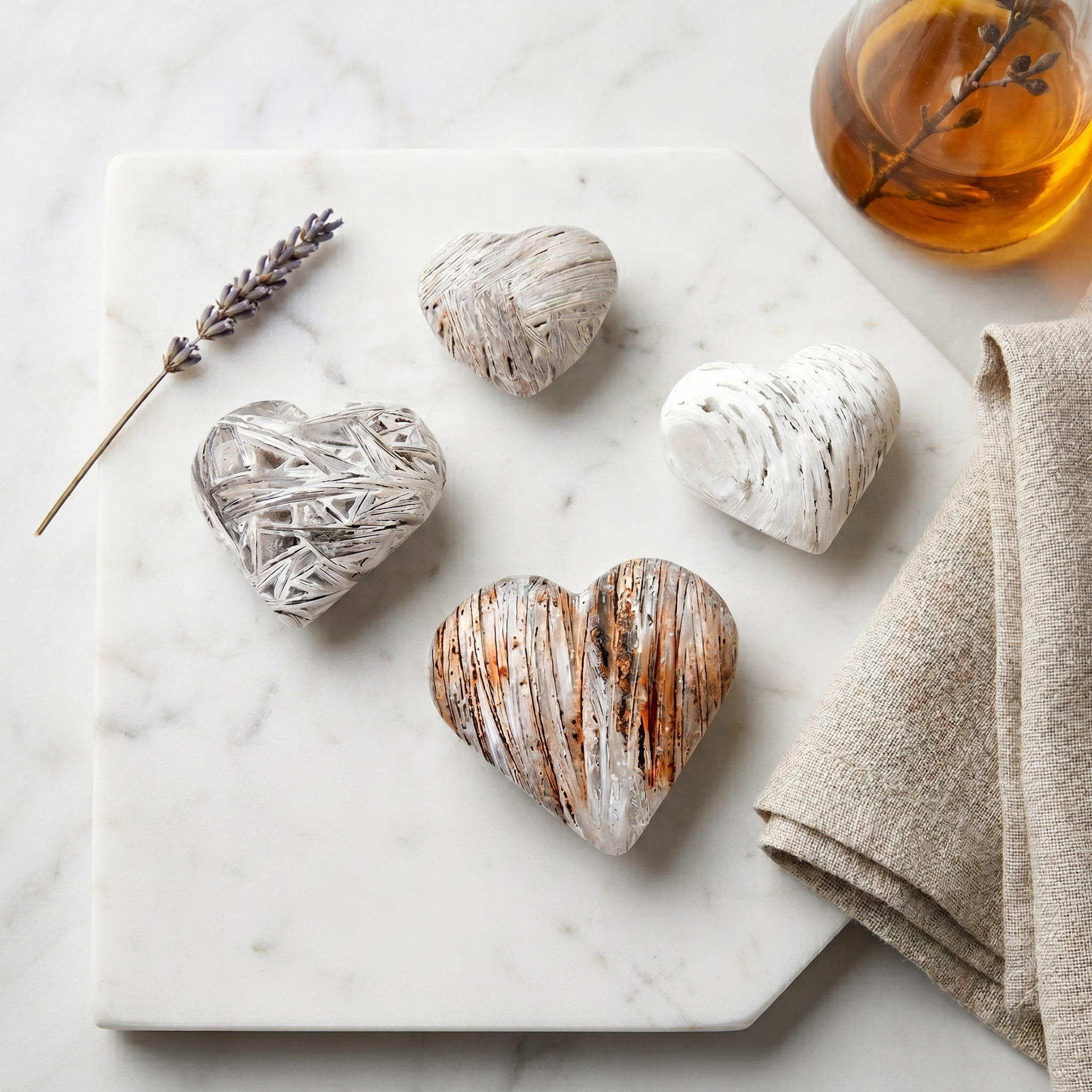 Scolecite Heart