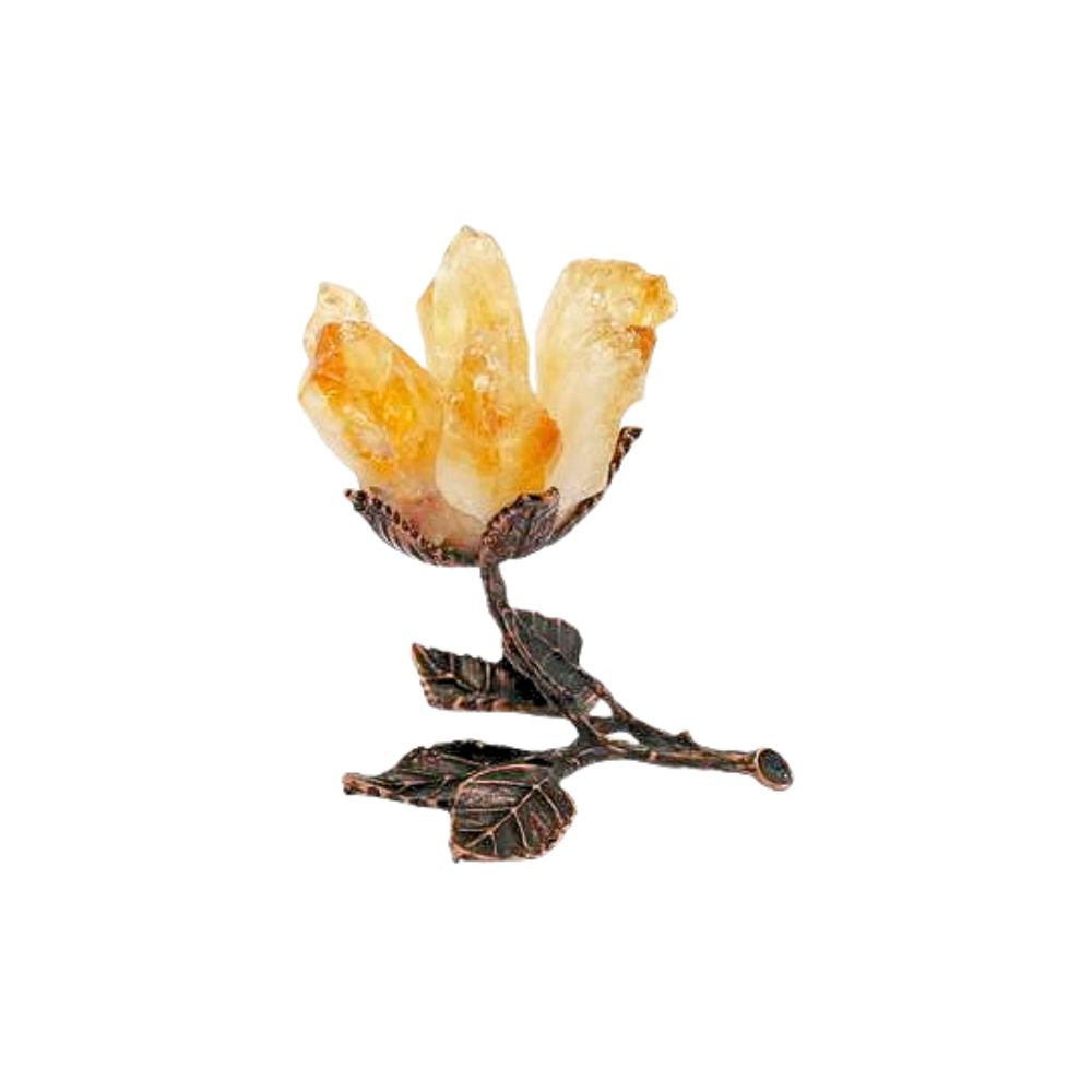 Gemstone Crystal Flower Ornament