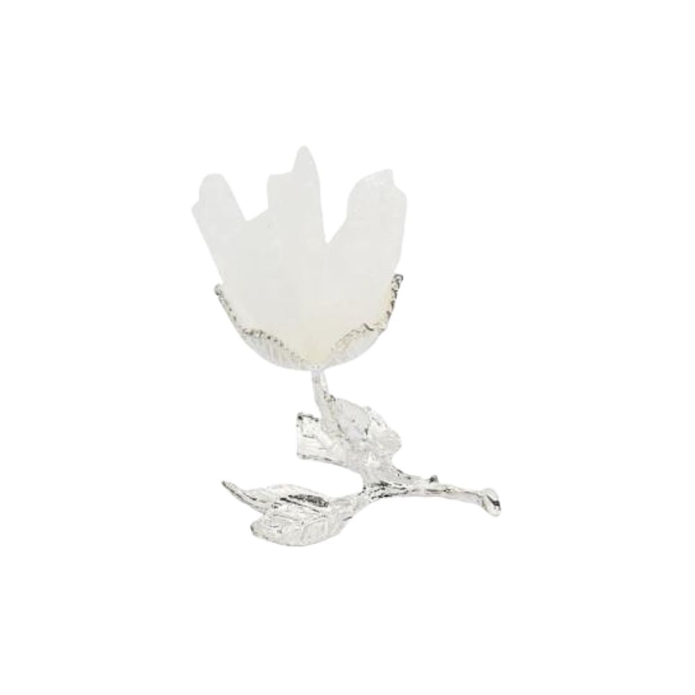 Small Amethyst, Clear Quartz & Citrine Gem Flowers