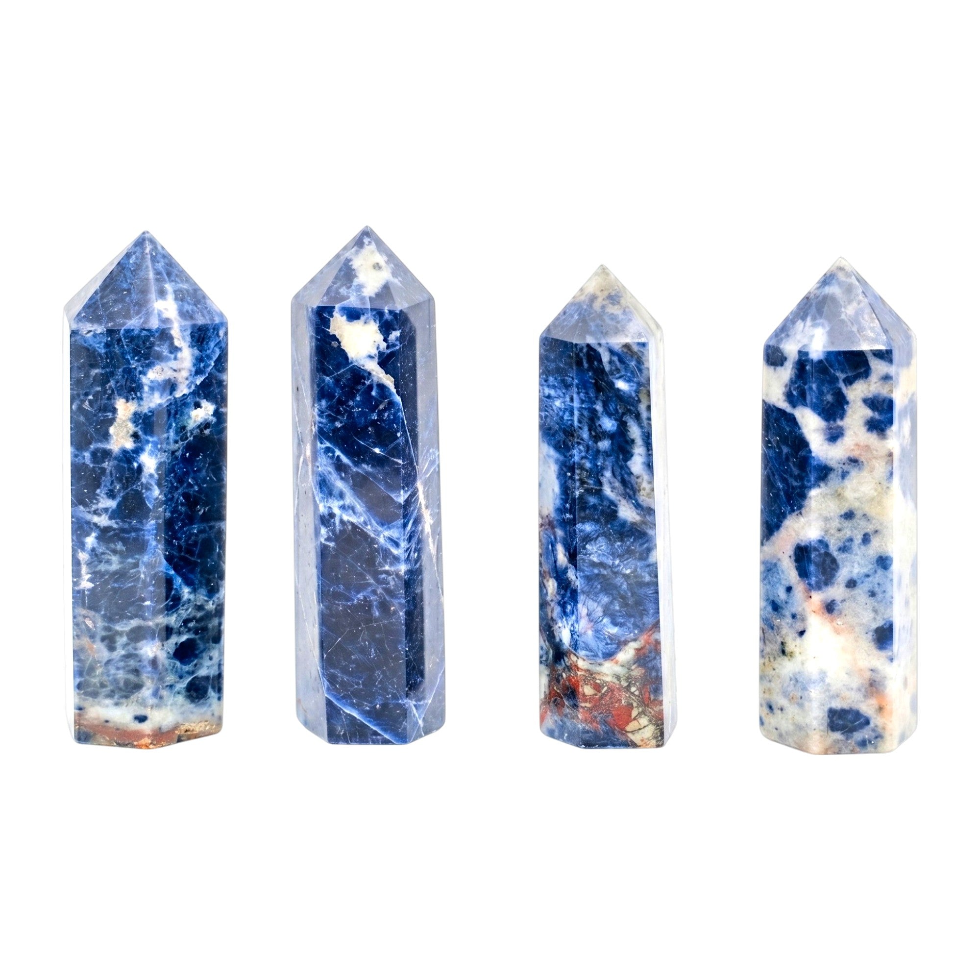 Sunset Sodalite Short Crystal Point