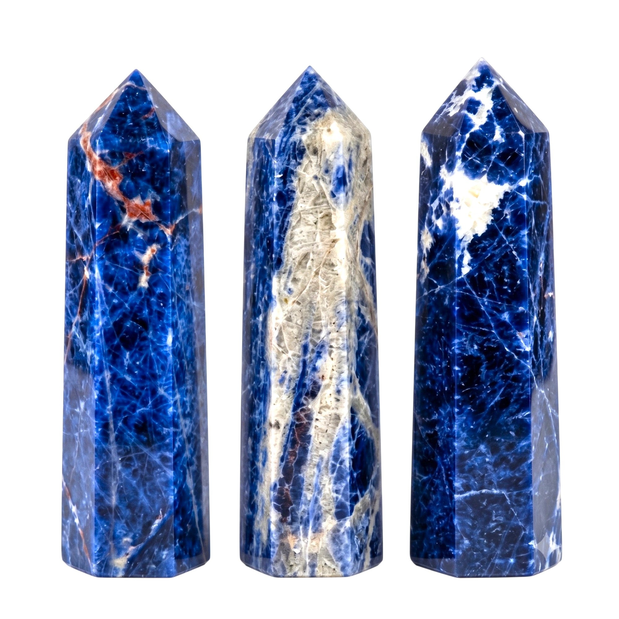 Sunset Sodalite Tall Crystal Point